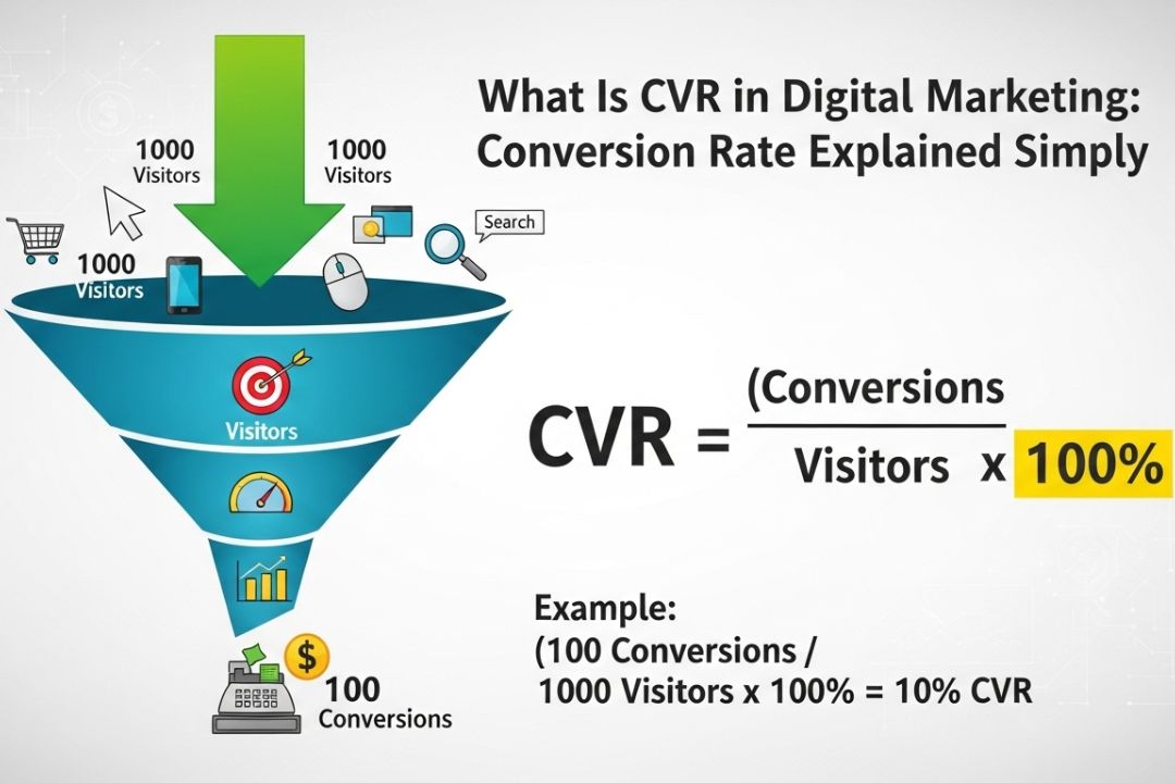 What Is CVR in Digital Marketing: Conversion Rate Explained Simply